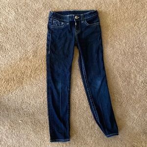 True religion jeans. Dark wash size 8 Casey style